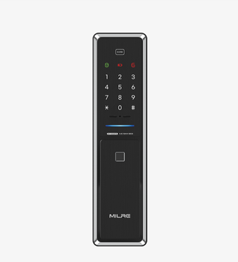 밀레 푸시풀 도어락  M-7200FS(지문+번호+카드)