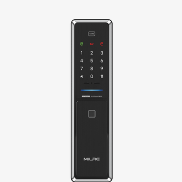 밀레 푸시풀 도어락  M-7200FS(지문+번호+카드)