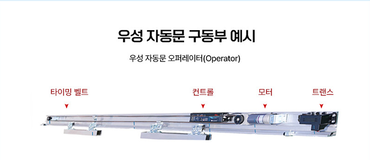 우성자동문 기계셋트